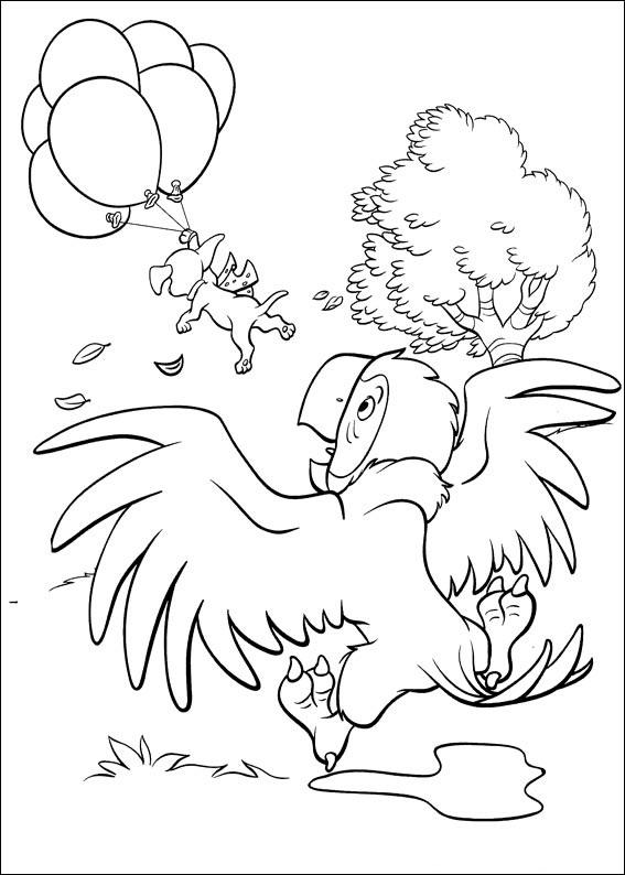 Fisă de colorat cu 102 dalmatieni de colorat p17