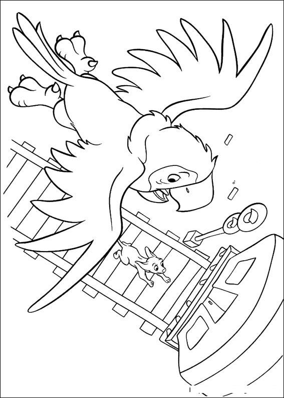 Fisă de colorat cu 102 dalmatieni de colorat p37