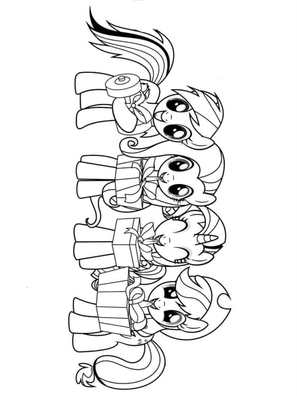 My Little Pony de colorat p19
