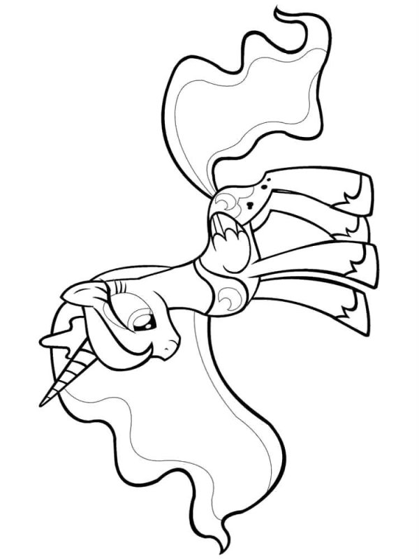 My Little Pony de colorat p4