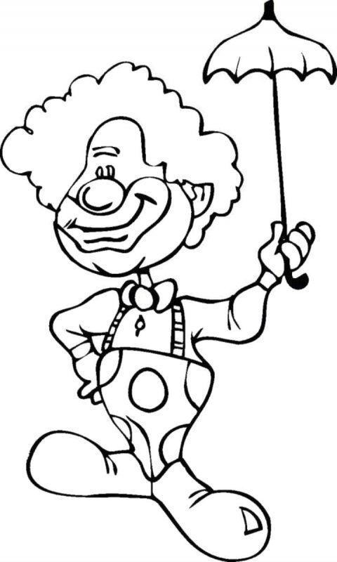 Clovn de colorat p7