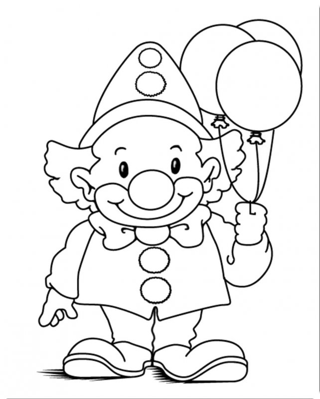 Clovn de colorat p17