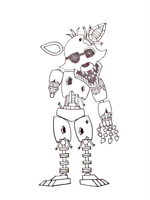 Freddy de colorat p1