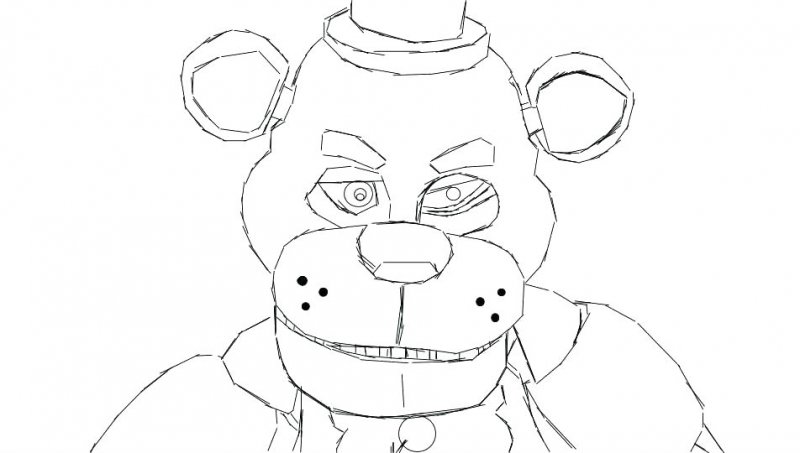 Freddy de colorat p4