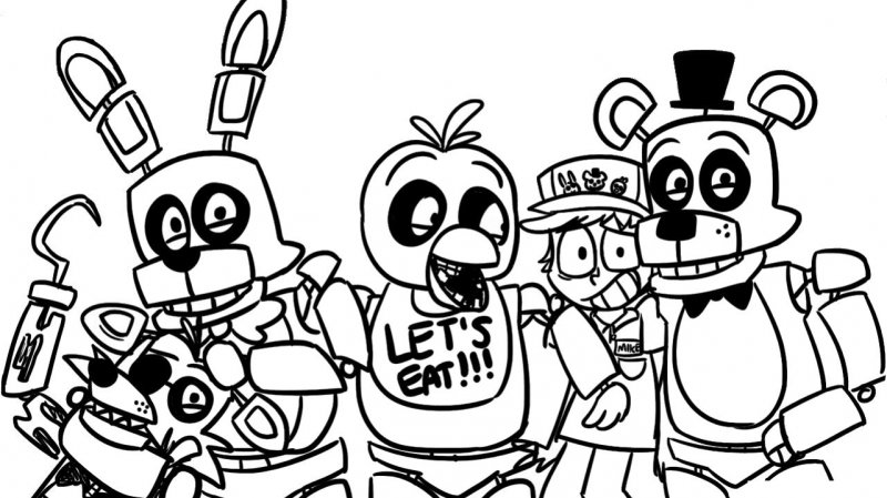 Freddy de colorat p3