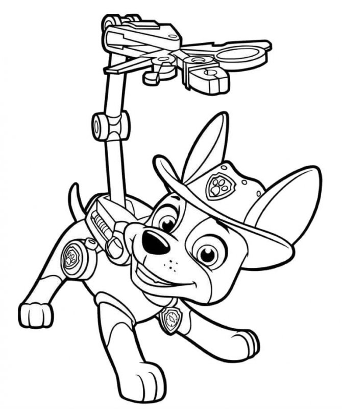 Patrula Catelusi de colorat p11