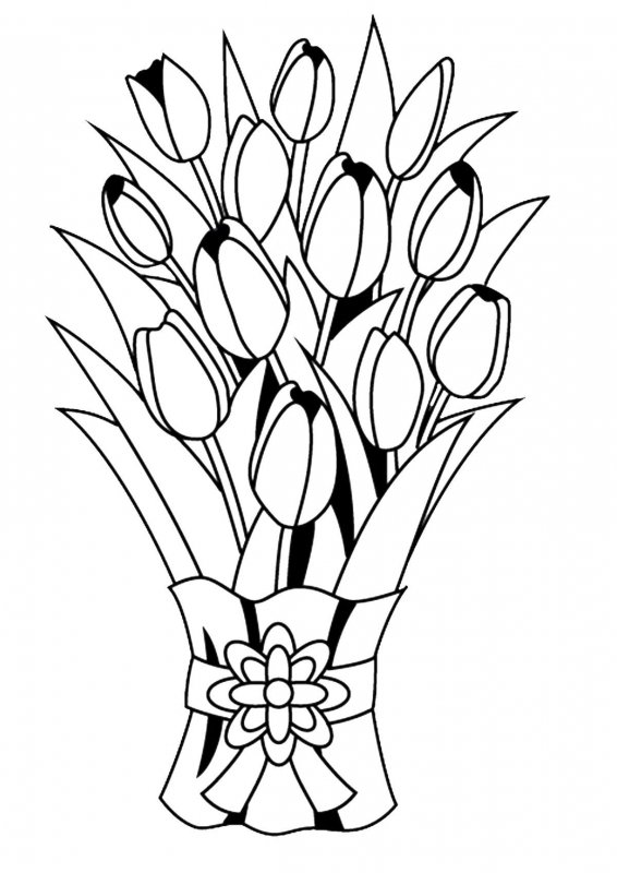 Lalele de colorat p13