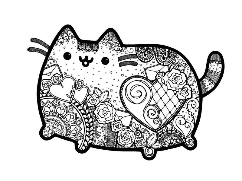 Pusheen de colorat p33