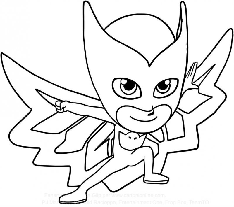 Eroi in pijama de colorat p23