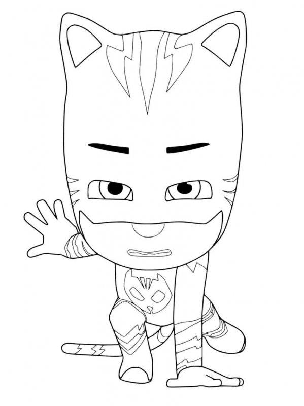 Eroi in pijama de colorat p39