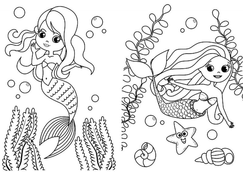 Sirena de colorat p32