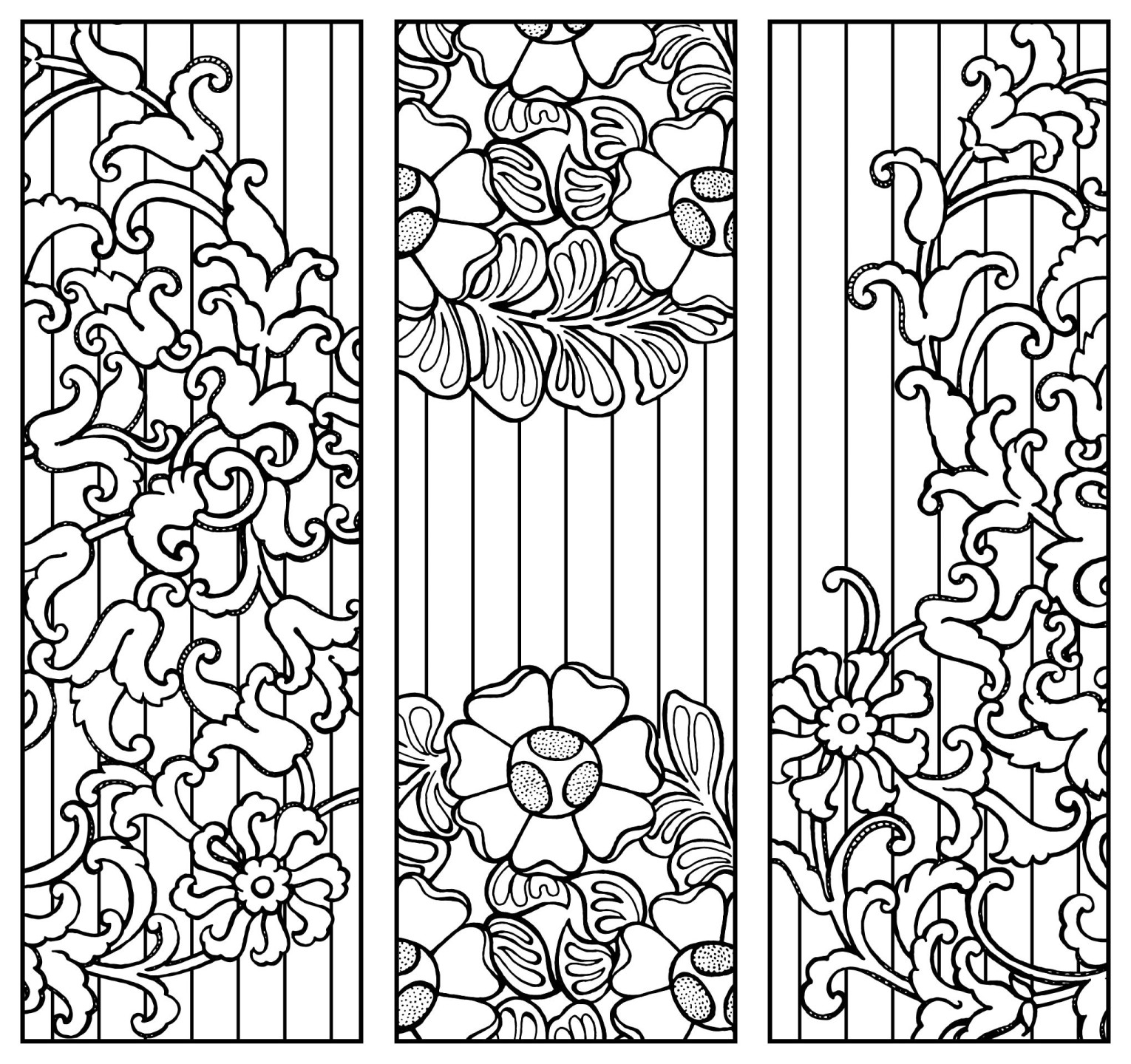 Semn de carte flori n4