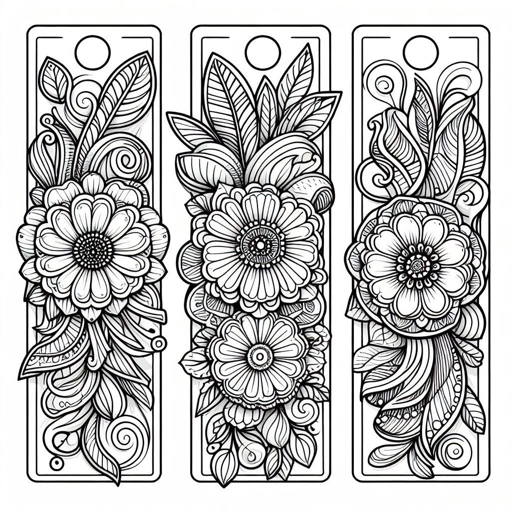 Semn de carte flori n11