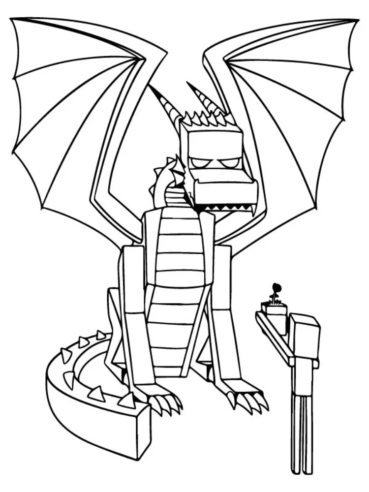 Minecraft de colorat p12