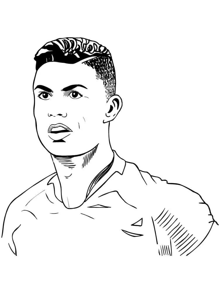 Cristiano Ronaldo de colorat p16