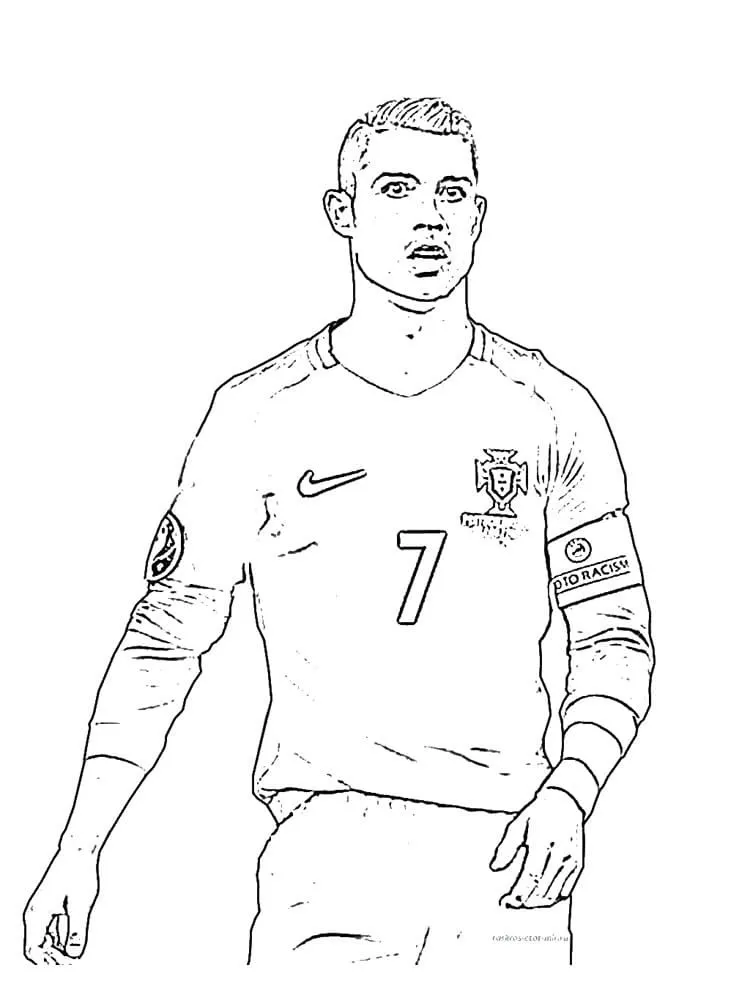 Cristiano Ronaldo de colorat p20