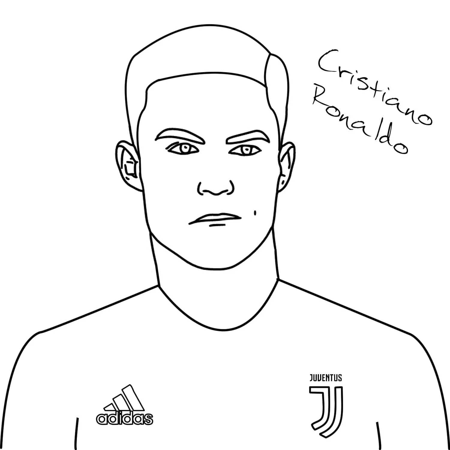 Cristiano Ronaldo de colorat p22
