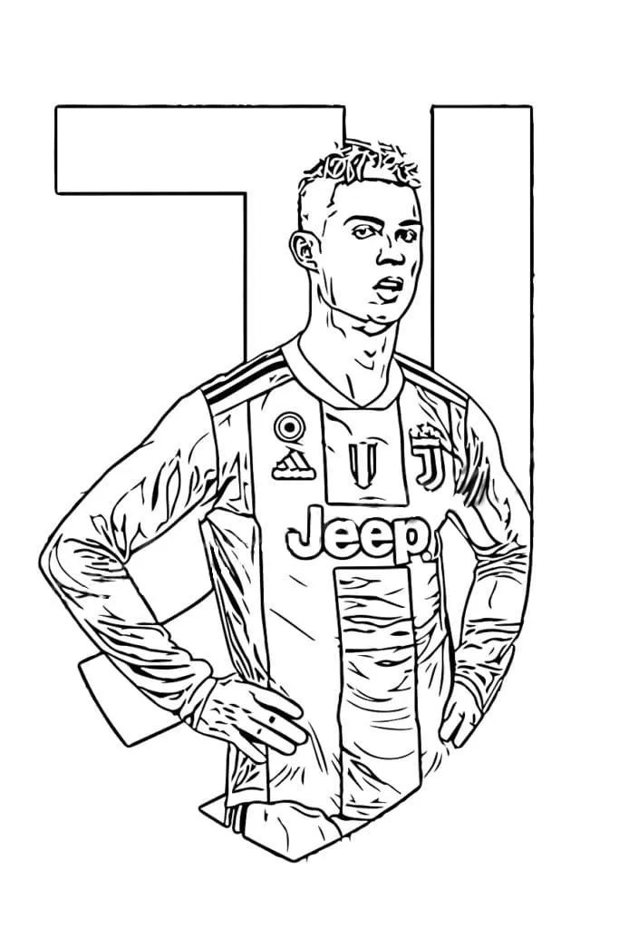 Cristiano Ronaldo de colorat p26