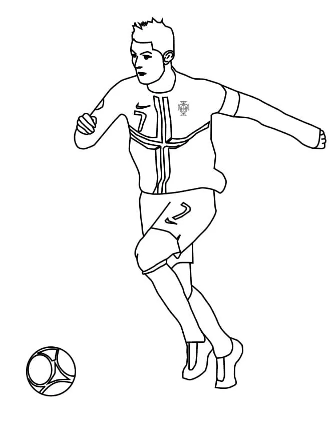 Cristiano Ronaldo de colorat p27