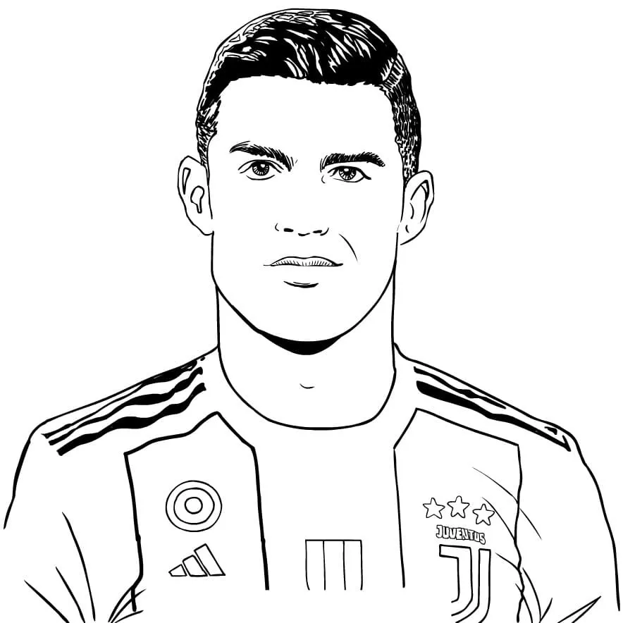 Cristiano Ronaldo de colorat p29