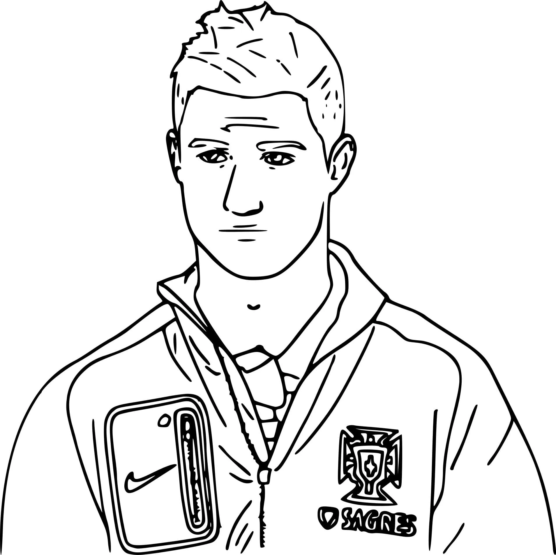 Cristiano Ronaldo de colorat p32