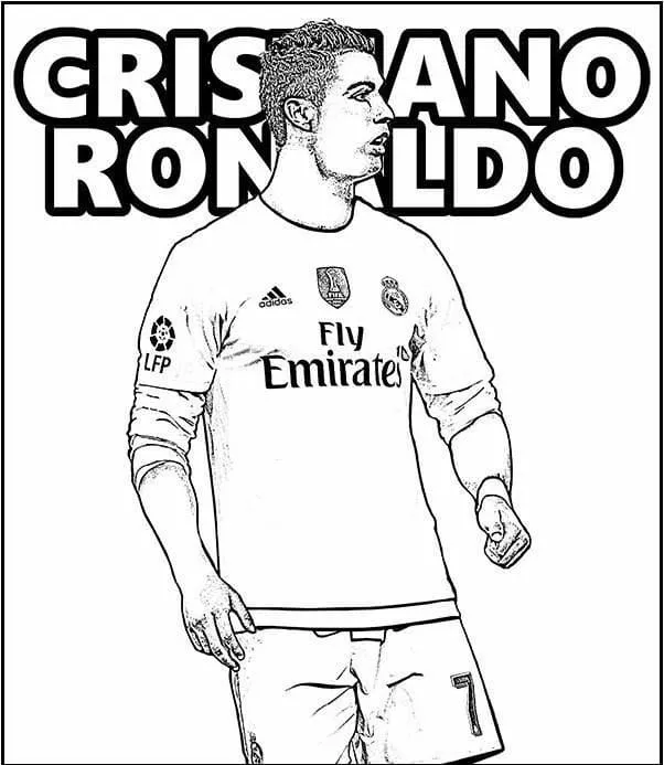 Cristiano Ronaldo de colorat p33