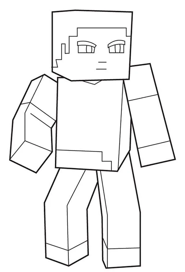 Minecraft de colorat p17