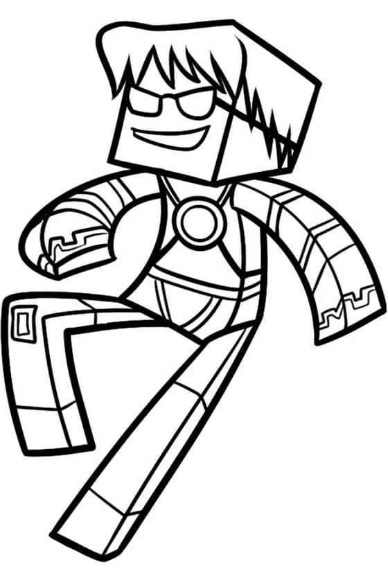 Minecraft de colorat p20