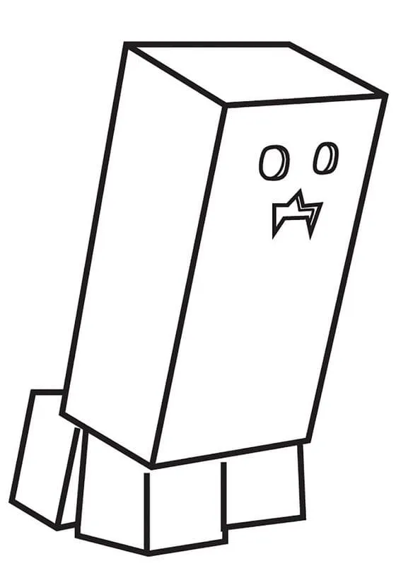 Minecraft de colorat p21