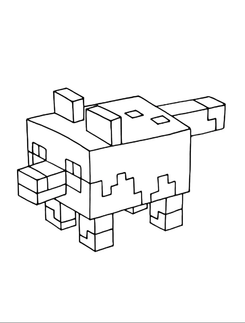 Minecraft de colorat p25