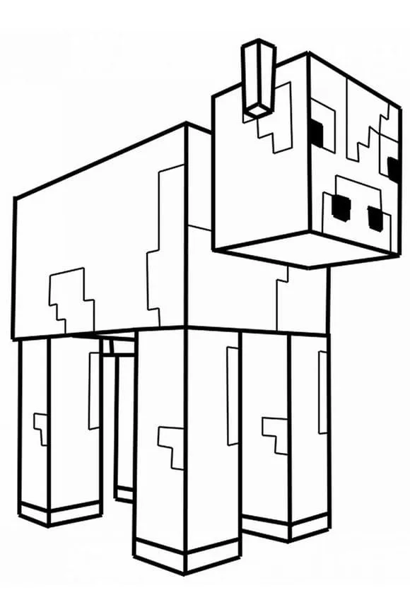 Minecraft de colorat p29