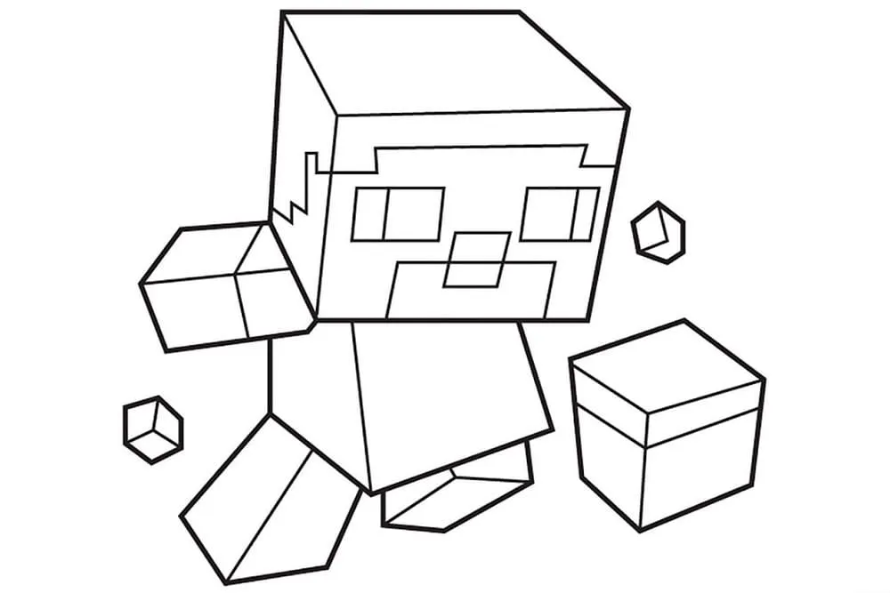 Minecraft de colorat p31