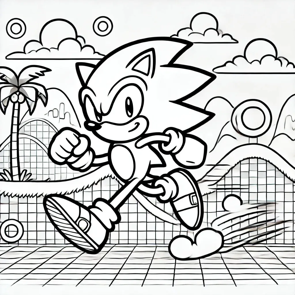 Sonic de colorat p15