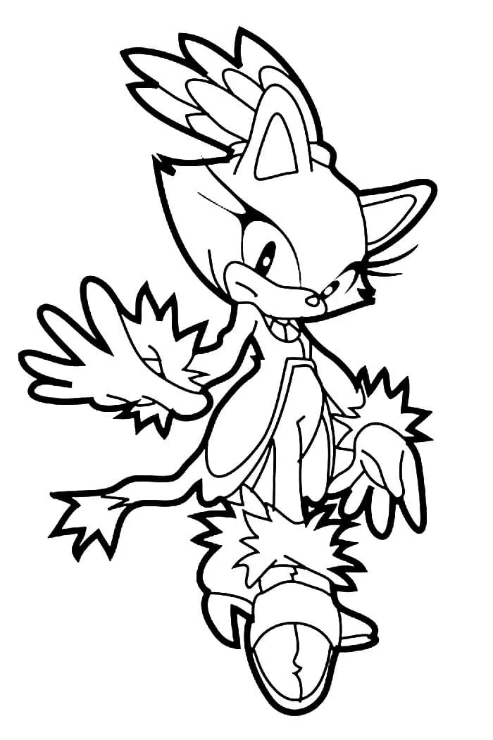 Sonic de colorat p24