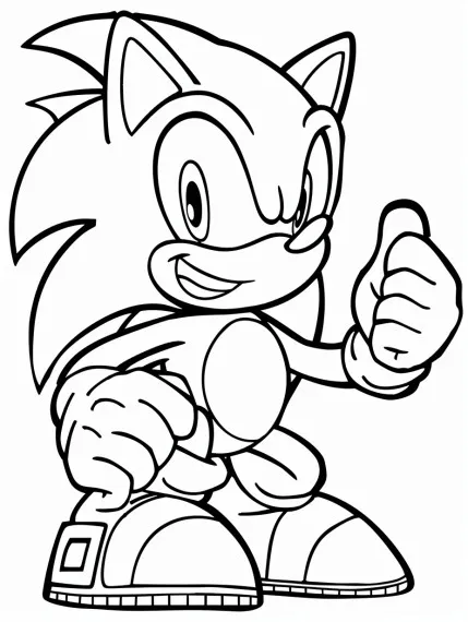 Sonic de colorat p9