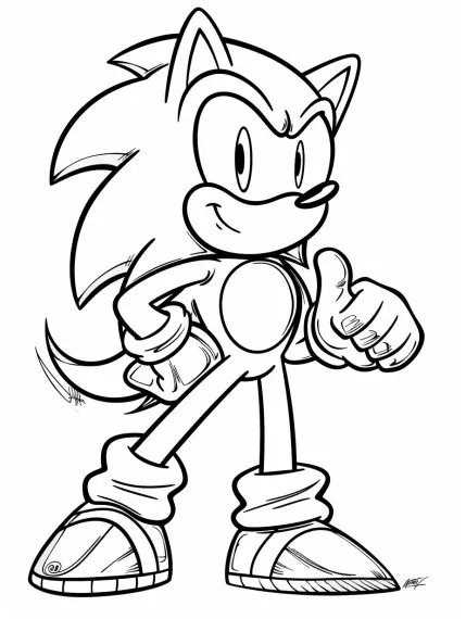 Sonic de colorat p10