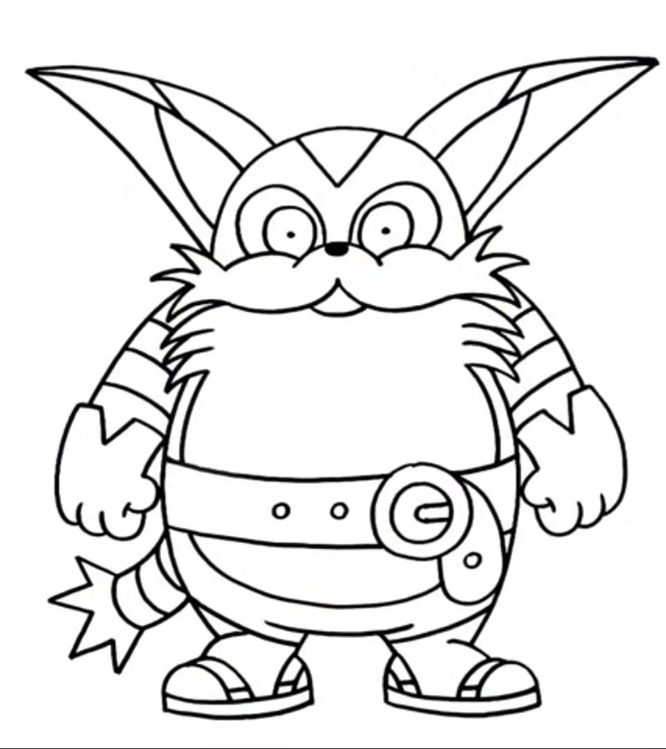 Sonic de colorat p59