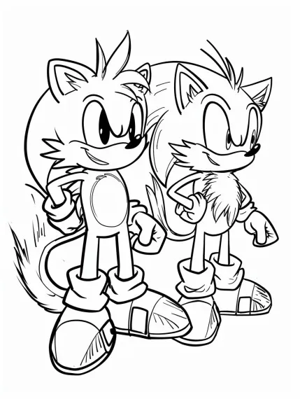 Sonic de colorat p12