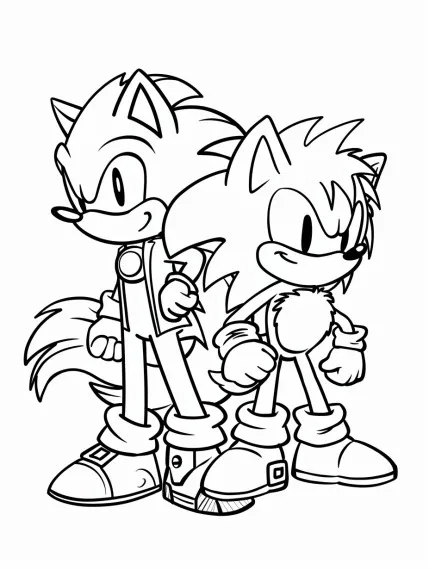 Sonic de colorat p14