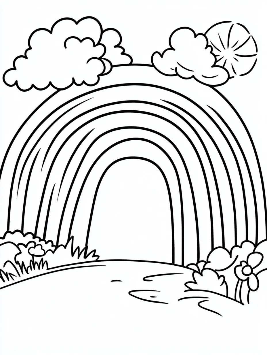 Curcubeu de colorat p14