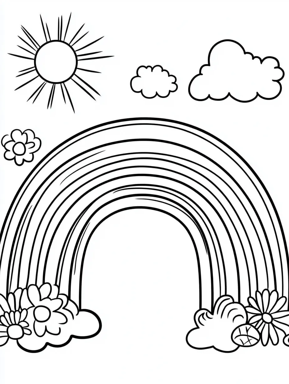 Curcubeu de colorat p4
