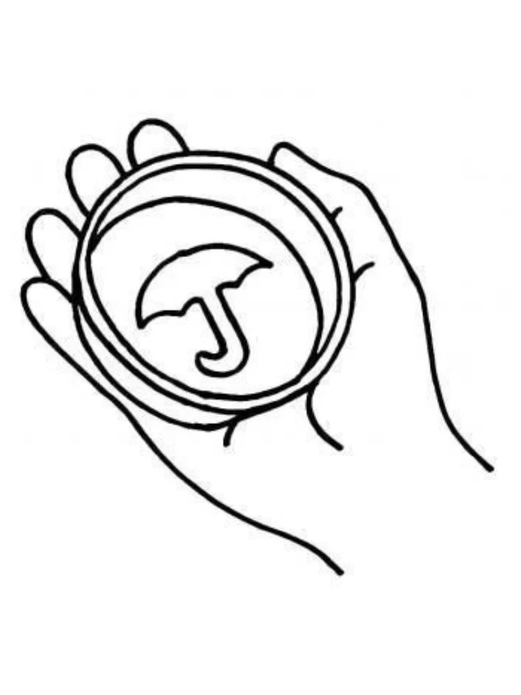 Fișă cu Squid Game de colorat p12