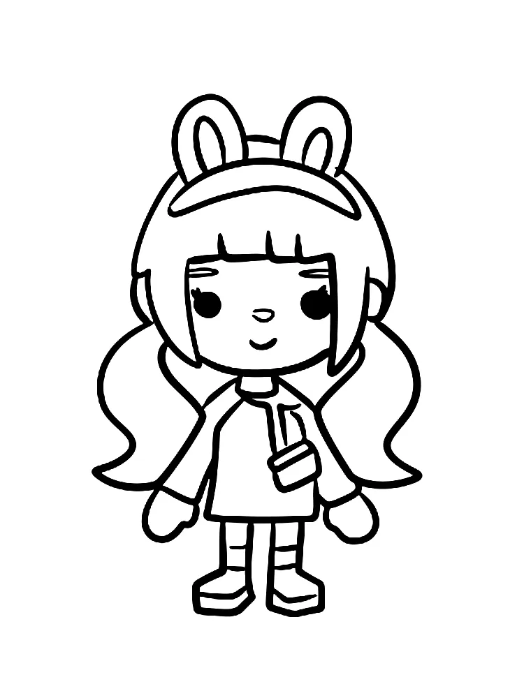 Toca Boca de colorat p9