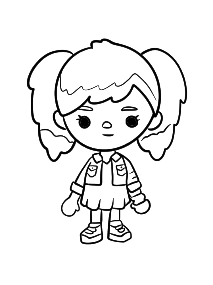 Toca Boca de colorat p10