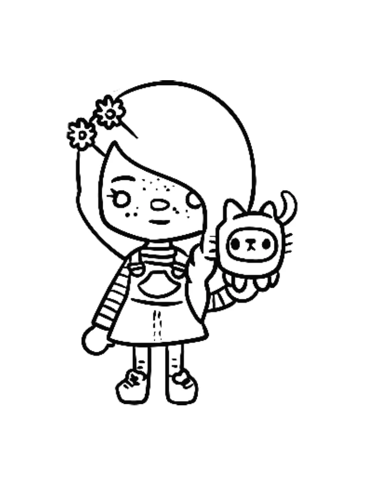 Toca Boca de colorat p12