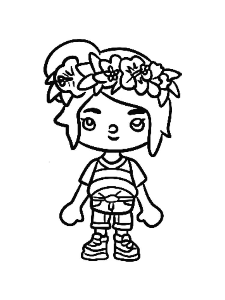 Toca Boca de colorat p13