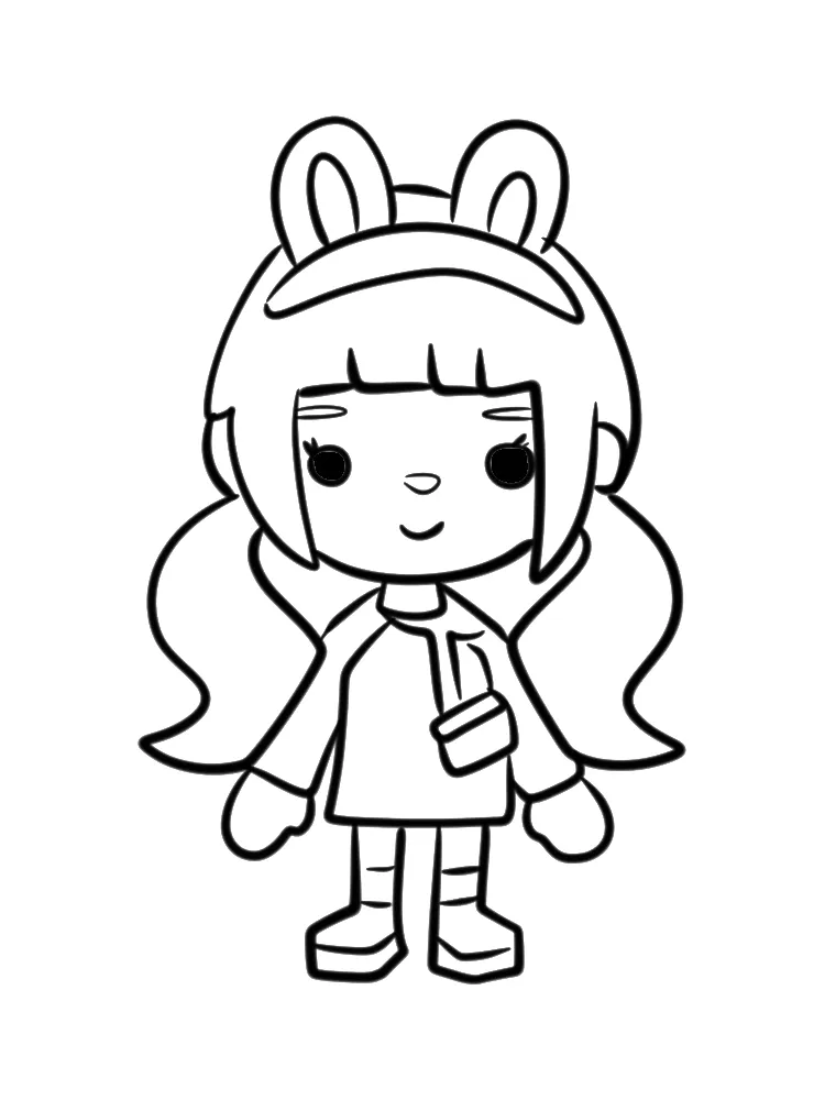 Toca Boca de colorat p14