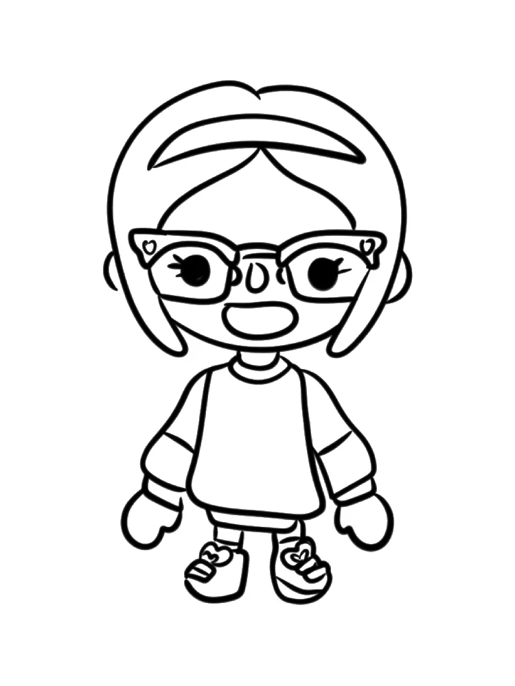 Toca Boca de colorat p15