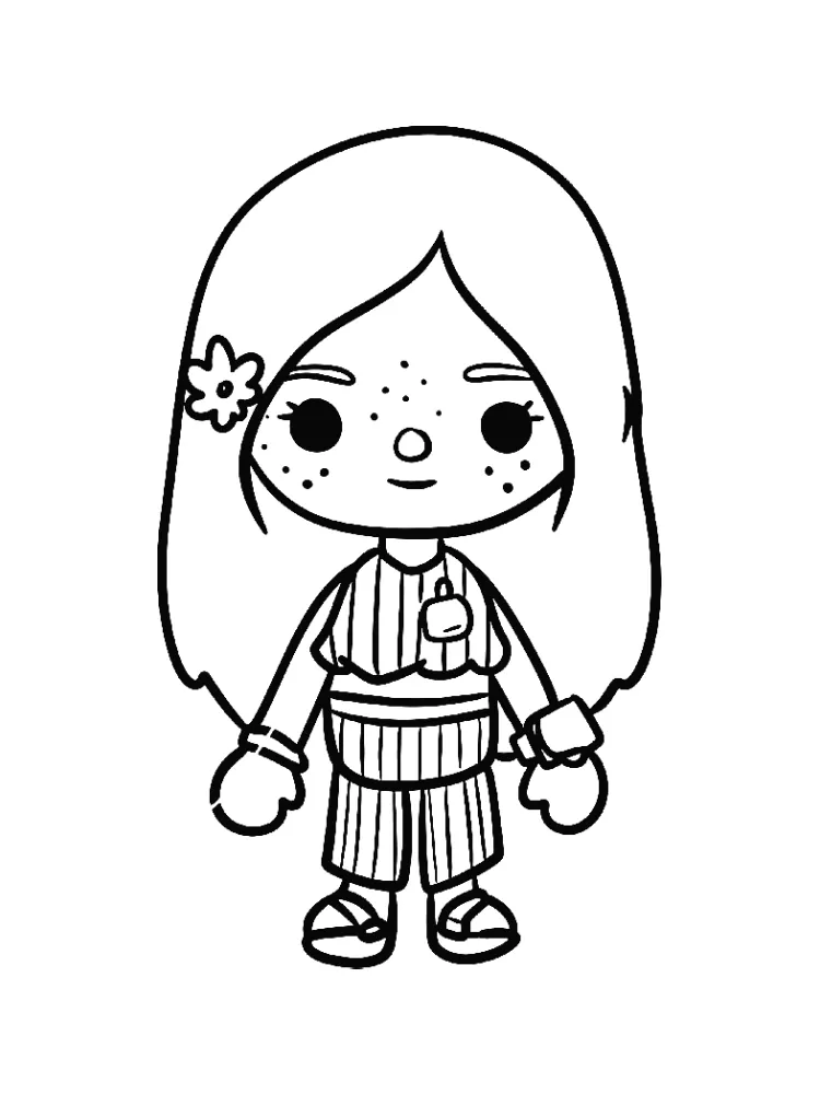 Toca Boca de colorat p24