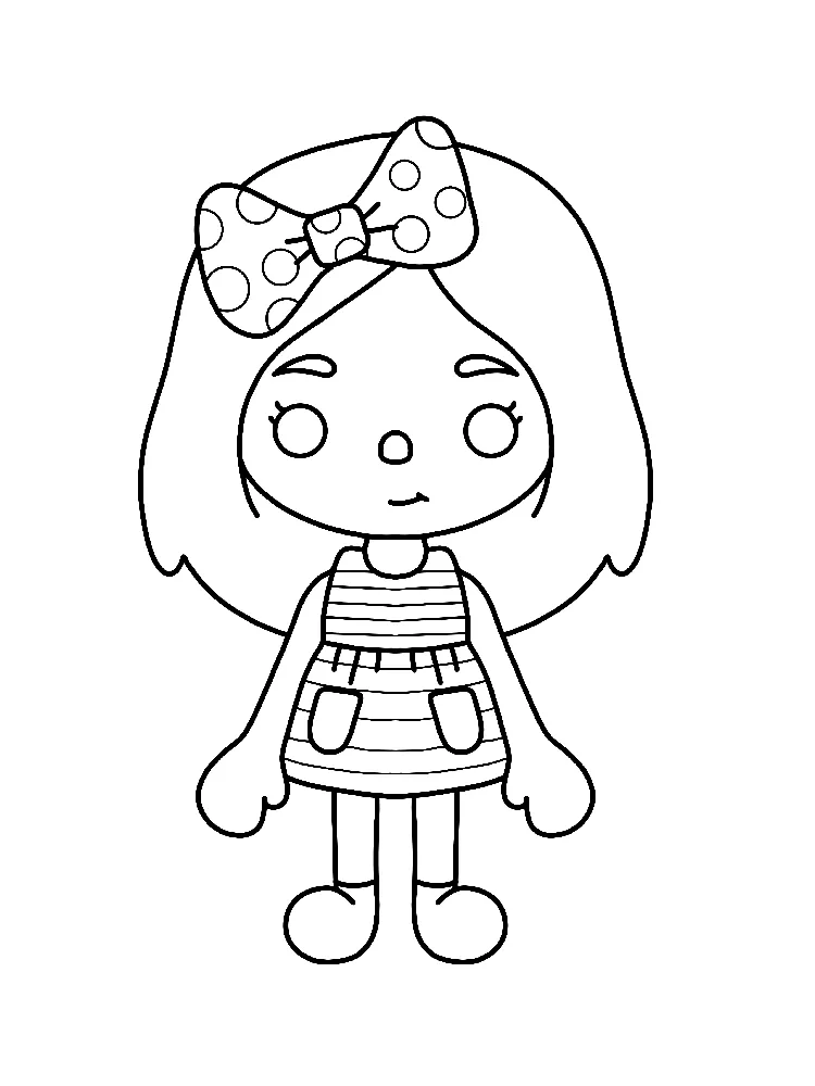 Toca Boca de colorat p6